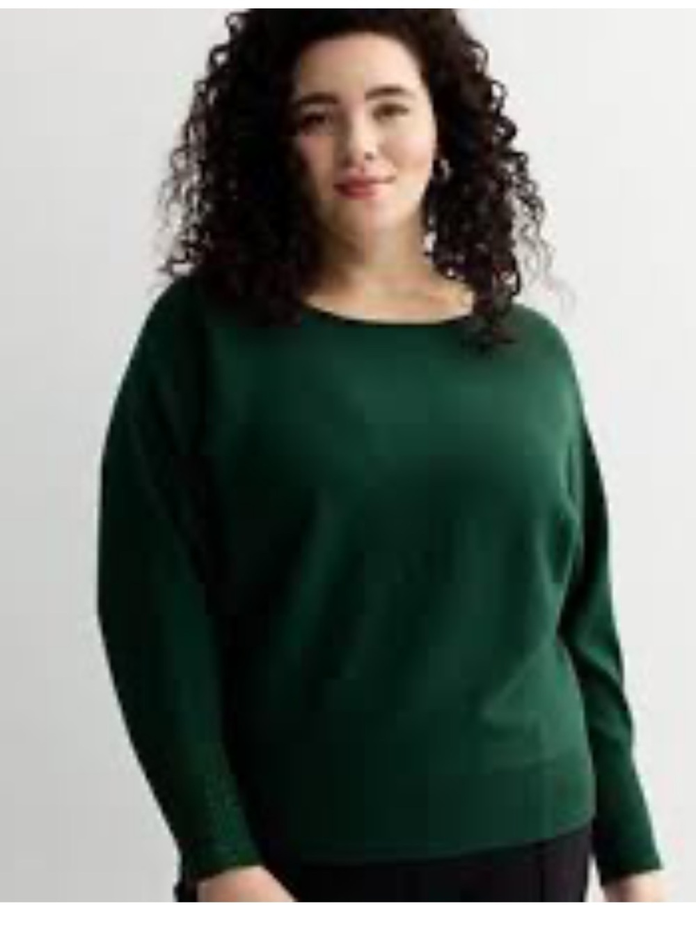 Chelsea & Theodore Deep Emerald Crewneck Sweater